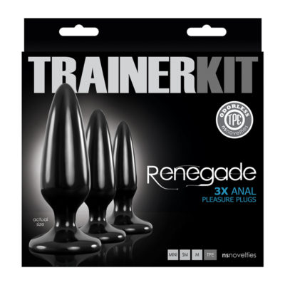 NS Novelties Renegade Pleasure Plug 3pc Trainer Kit