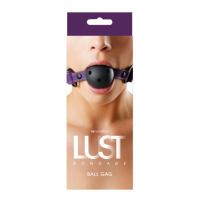 NS Novelties Lust Bondage Ball Gag Purple