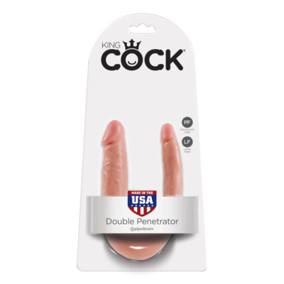 Pipedream Products King Cock U-Shaped Small Double Trouble