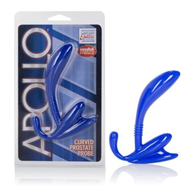 California Exotics Apollo Curved Prostate Probe Blue