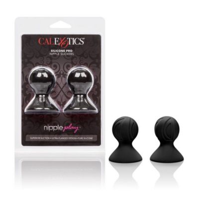 California Exotics Nipple Play® Silicone Pro Nipple Suckers Black