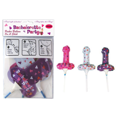 Hott Products Bachelorette Party Balloons Pecker Balloon on a Stick