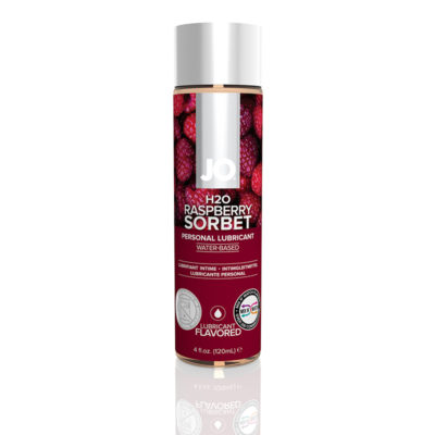 System JO JO Flavored Lubricant 4 oz Raspberry Sorbet [