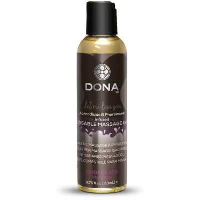 System JO Dona Kissable Massage Oil 3.75 oz Chocolate Mousse