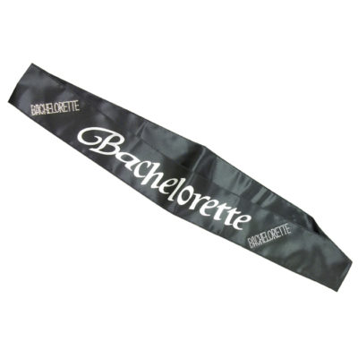 Bachelorette Sash Black