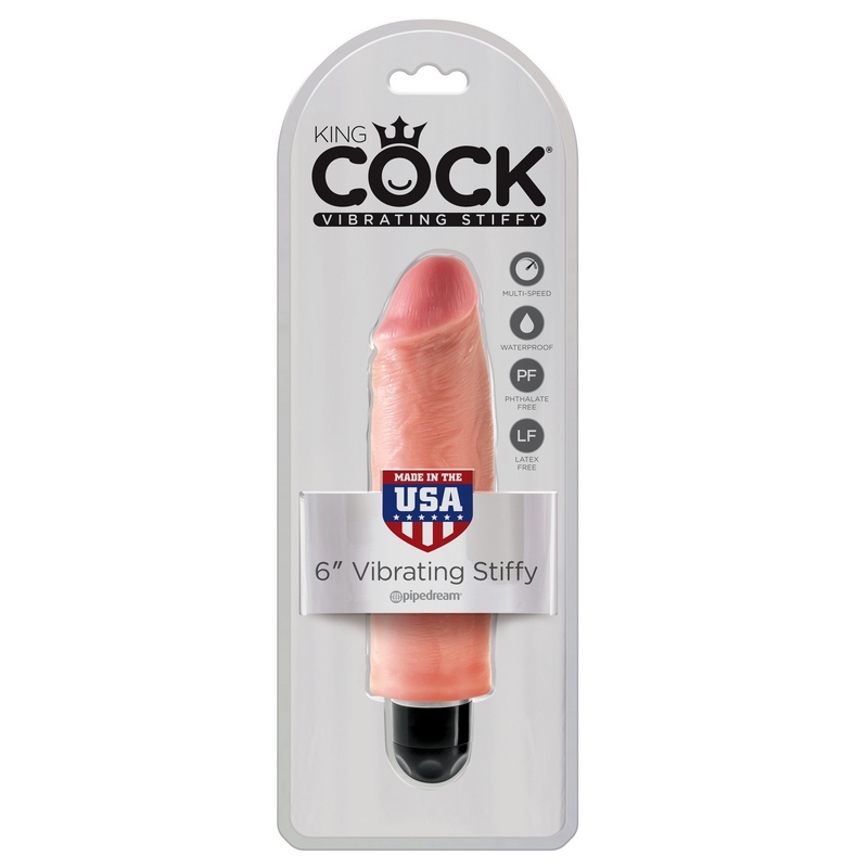 Pipedream Products King Cock 6" Vibrating Stiffy