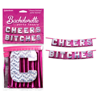 Pipedream Products "Cheers Bitches" Party Banner
