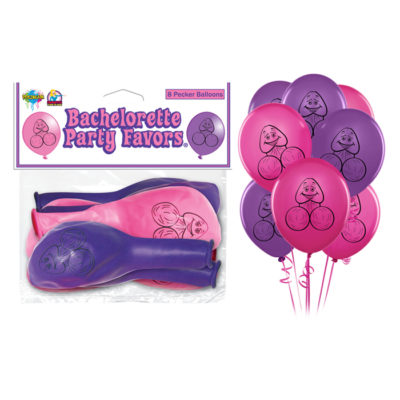 Pipedream Products Pecker Balloons Pink & Purple