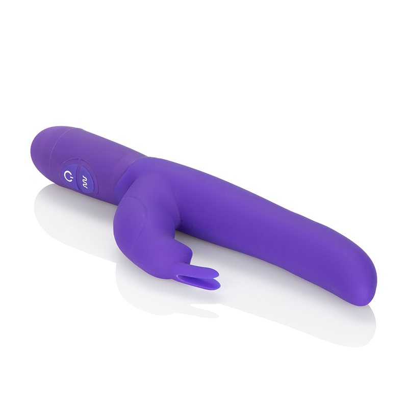 California Exotics Posh® 10-Function Silicone Bounding Bunny - Purple - Image 4