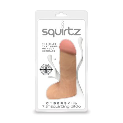 Topco Sales 7.5” Squirtz Cyberskin Squirting Dildo