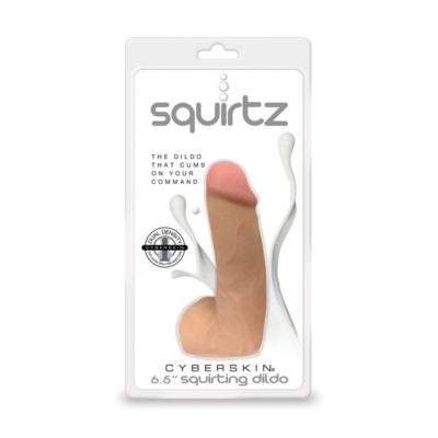 Topco Sales 6.5” Squirtz Cyberskin Squirting Dildo