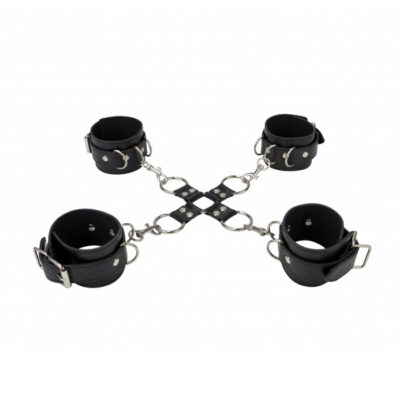 Leather Hand and Legcuffs - Ouch by Shots
