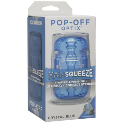 Doc Johnson Main Squeeze Pop-Off Crystal Blue