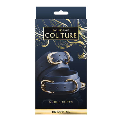 NS Novelties Bondage Couture Ankle Cuff -  Blue