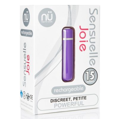 nü Sensuelle Joie Rechargeable Bullet  - Purple