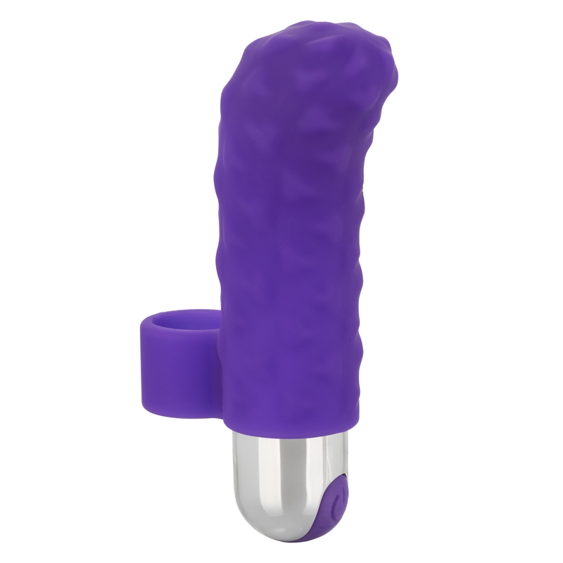 California Exotics Intimate Play Rechareable Finger Teaser - Purple - Image 2