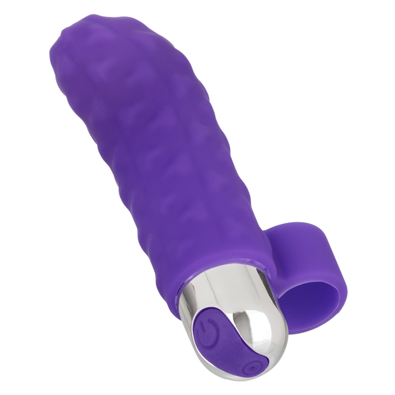 California Exotics Intimate Play Rechareable Finger Teaser - Purple - Image 8