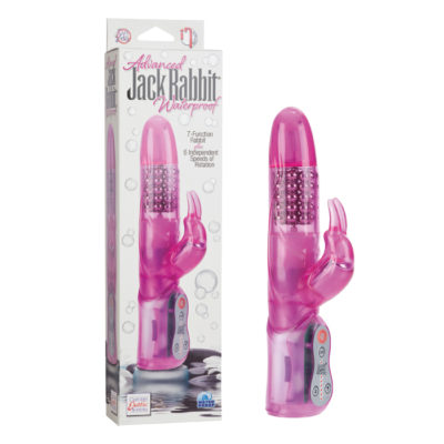 California Exotics Advanced Jack Rabbit® Pink 5 Rows of Beads