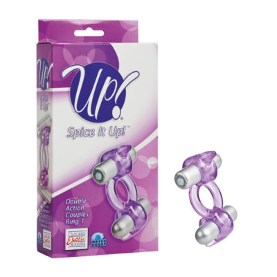 California Exotics Double Action Couples Ring 1 -  Purple