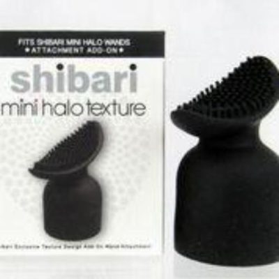 Shibari Mini Halo Texture Attachment -  Black